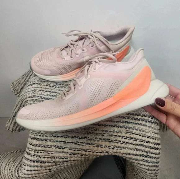 lululemon athletica Shoes - Lululemon Blissfeel Running Shoes Womens Pink Orange Size 7.5